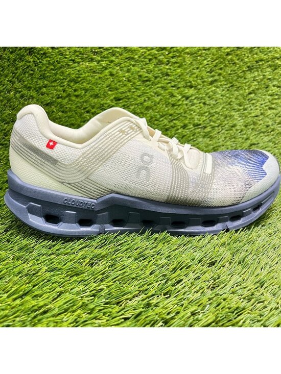 On Shoes - On Cloudgo Suma Womens Size 11 White Blue Athletic Running Shoes Sneakers